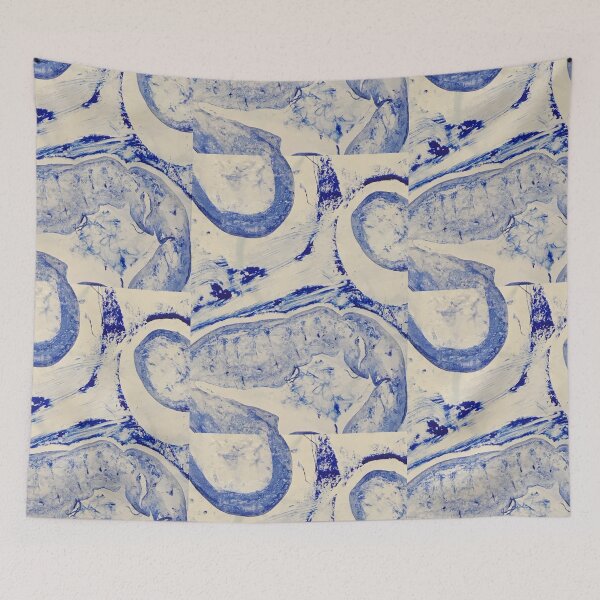 Item preview, Blue Blobs I designed and sold by asmsp.