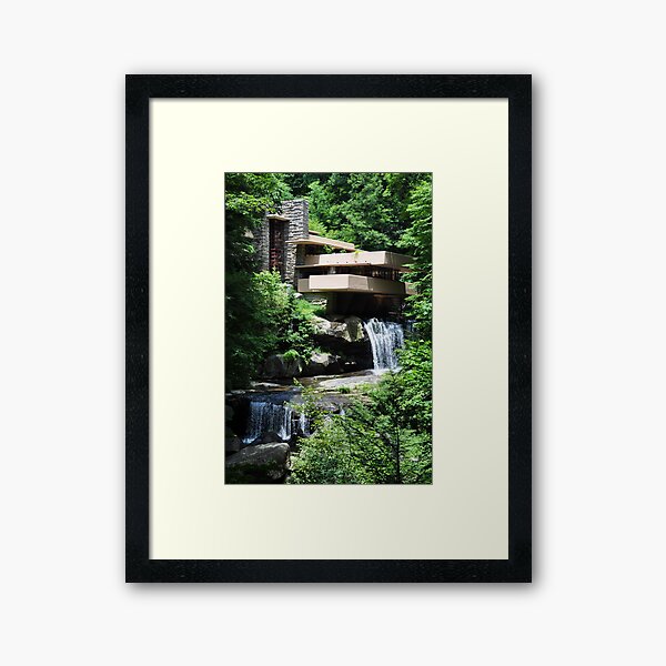 Falling Water Framed Art Print