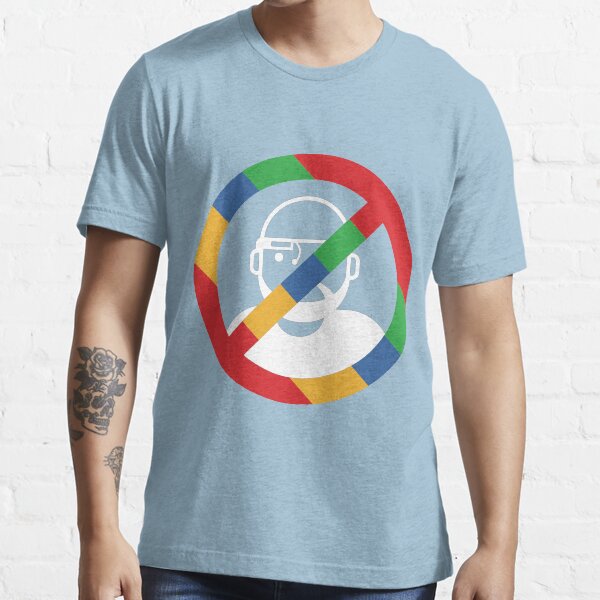 Stop the cyborgs logo (white) Essential T-Shirt