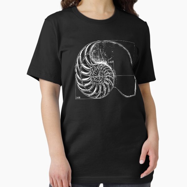 Item preview, Fibonacci on a nautilus shell designed and sold by funmaths.