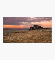 Dartmoor Sunset Photographic Print