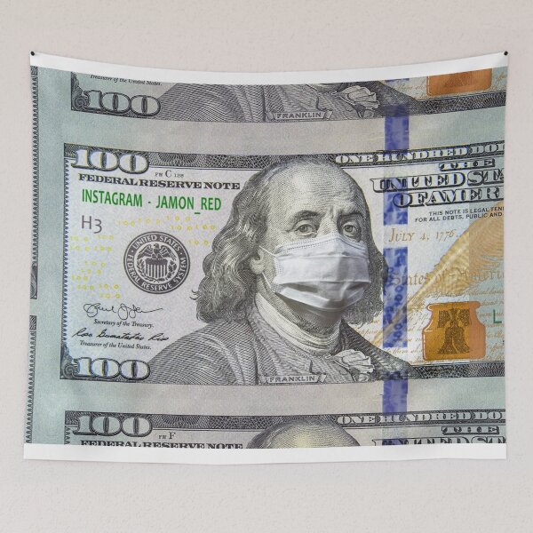 Item preview, 100 bill mask designed and sold by Jamonred.