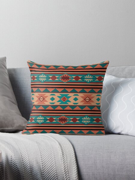 Item preview, Southwestern Design Turquoise Beige Terracotta designed and sold by csforest.