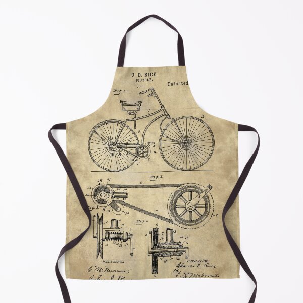 Item preview, Antique Bicycle Blueprint patent drawing plan, Industrial farmhouse designed and sold by Glimmersmith.