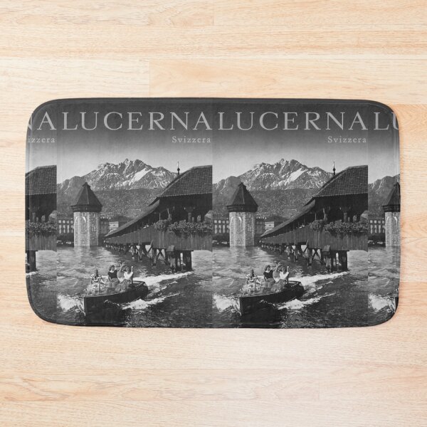 Item preview, Lucerna Noire vintage travel poster designed and sold by stickart-marek.