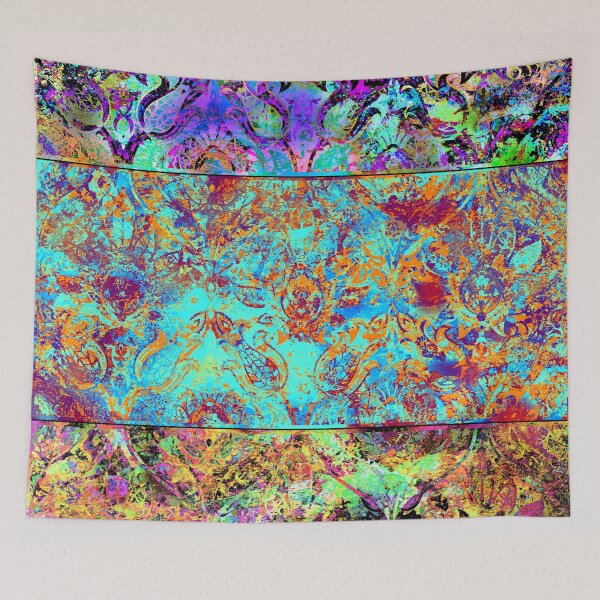 Item preview, Bohemian hippie boho tie dye design designed and sold by Red Witch Art.