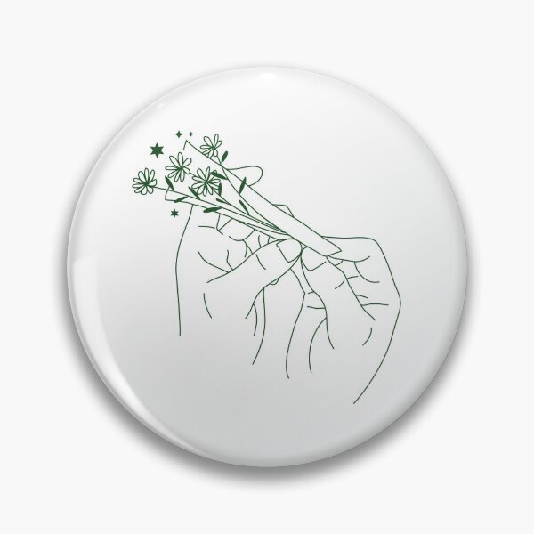 Item preview, Flower Rolling Magic Pretty Floral Joint Hand Rolled Green designed and sold by AlwaysGrowing.