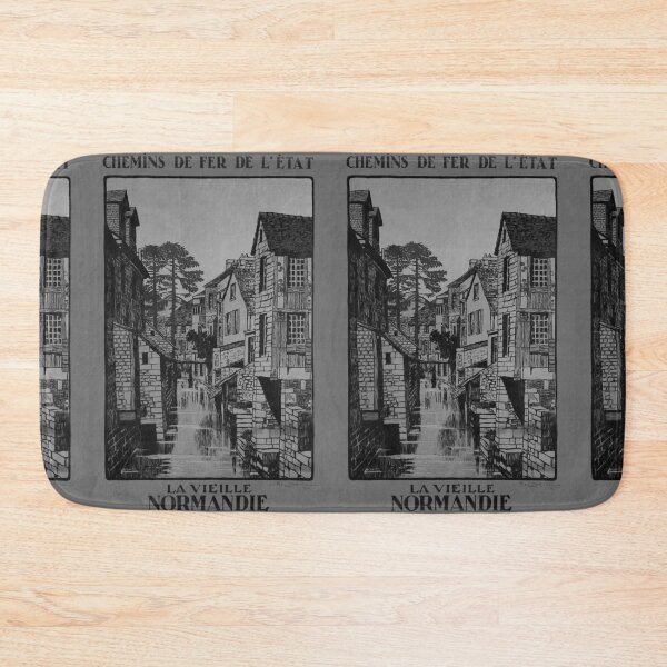Item preview, La Vieille Normandie Noire vintage travel poster designed and sold by stickart-marek.