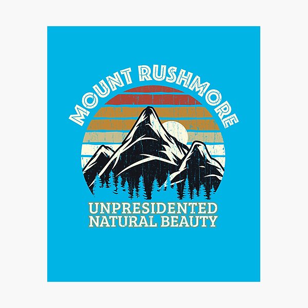 Item preview, Mount Rushmore - Unpresidential Natural Beauty designed and sold by el-em-cee.
