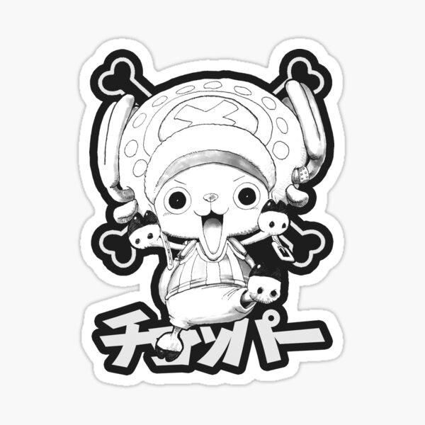 Choppa Choppa Tony (white) Sticker