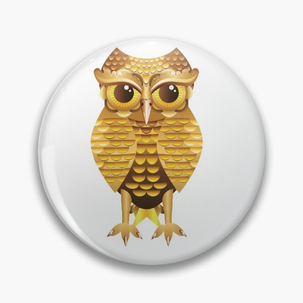 Item preview, Gold Owl designed and sold by AnnArtshock.