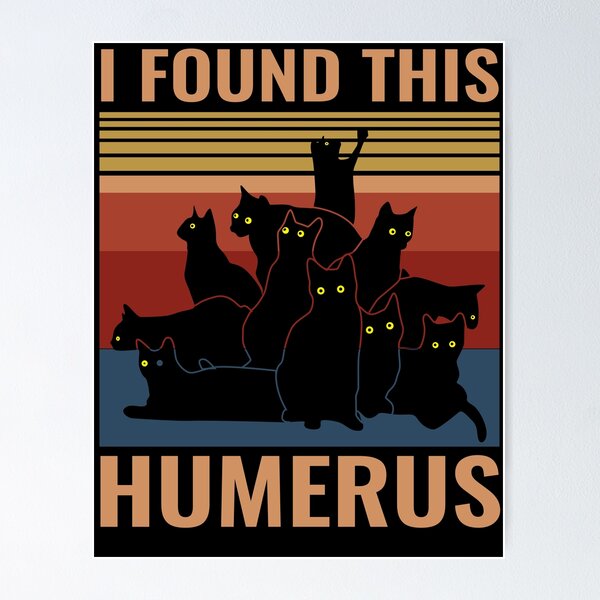 Item preview, I FOUND THIS HUMERUS CAT HUMOROUS designed and sold by hasanmasud.