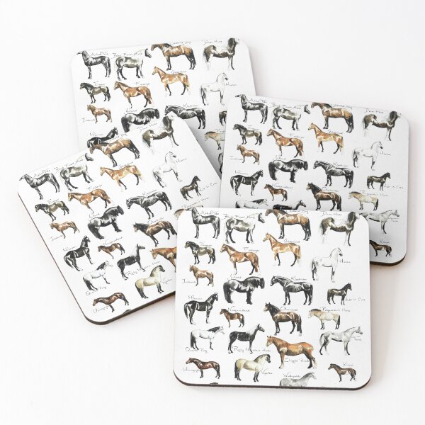 Item preview, Rare Horse Breeds ABC  designed and sold by Lavender Woodman.