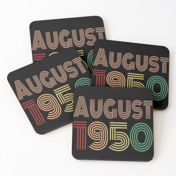 Item preview, Happy 70th Birthday, Happy seventies Birthday, born in August 1950 designed and sold by marosharaf.