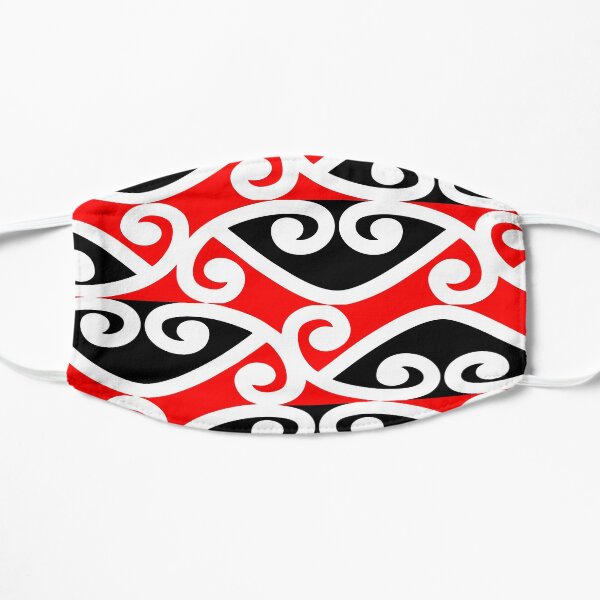 Kowhaiwhai Print, Large Flat Mask