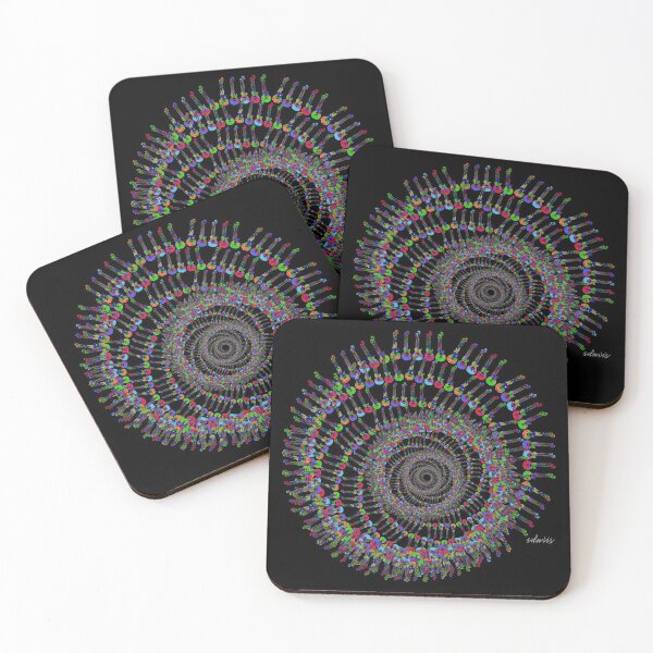 Item preview, sdd Electric Guitars Fractal Mandala 23S  designed and sold by mandalafractal.