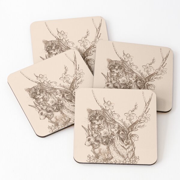 Item preview, The Elk, the Hare, and the Wildcat designed and sold by EmilyPaints.