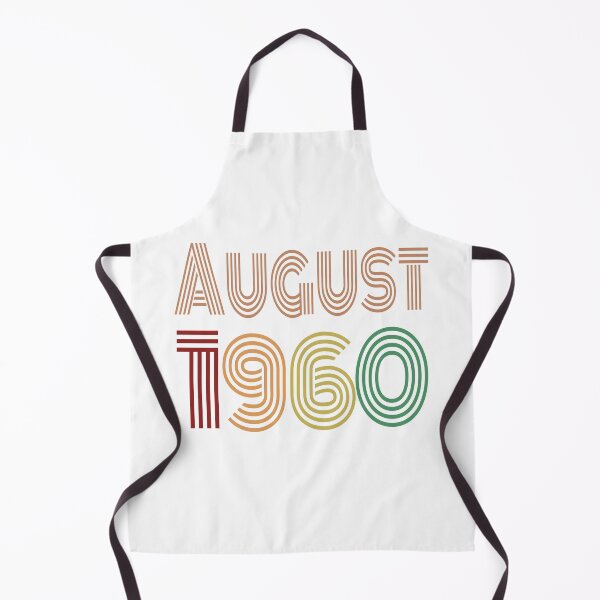 Item preview, Happy 60th Birthday, Happy sixties Birthday, born in August 1960 designed and sold by marosharaf.
