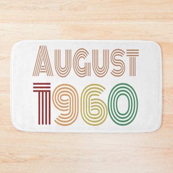 Item preview, Happy 60th Birthday, Happy sixties Birthday, born in August 1960 designed and sold by marosharaf.