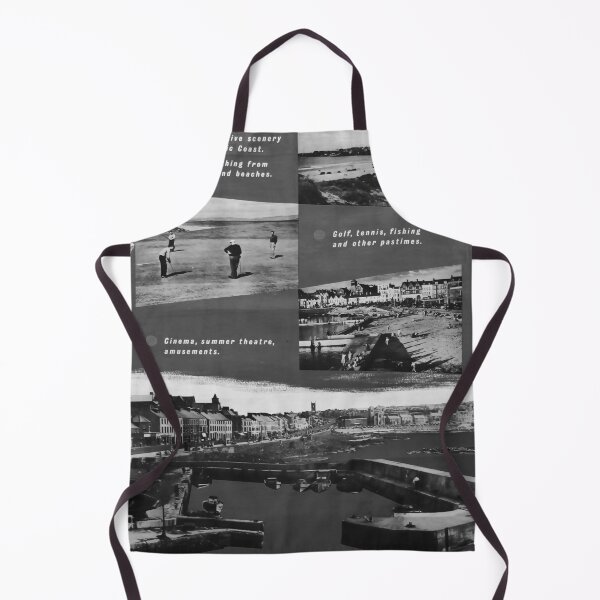 Item preview, Portstewart Noire vintage travel poster designed and sold by stickart-marek.