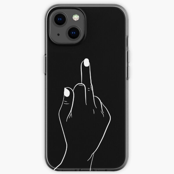 middle finger  iPhone Soft Case