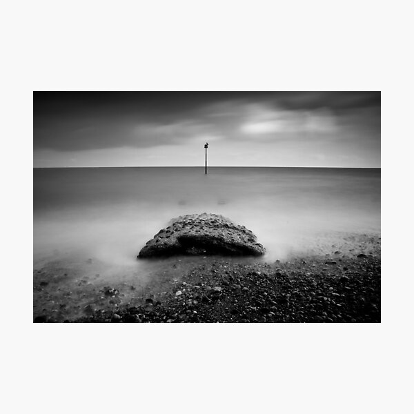 70 second exposure on Eastbourne seafront Photographic Print