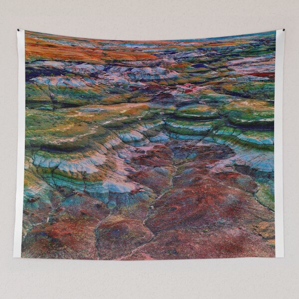 Item preview, The Glorious Morning - Aerial Birds Eye View Landscape Abstract designed and sold by Rocky Mountain Artistry.