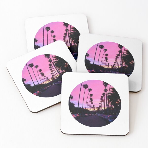 Item preview, Palm trees aesthetic purple sky designed and sold by melysilva.