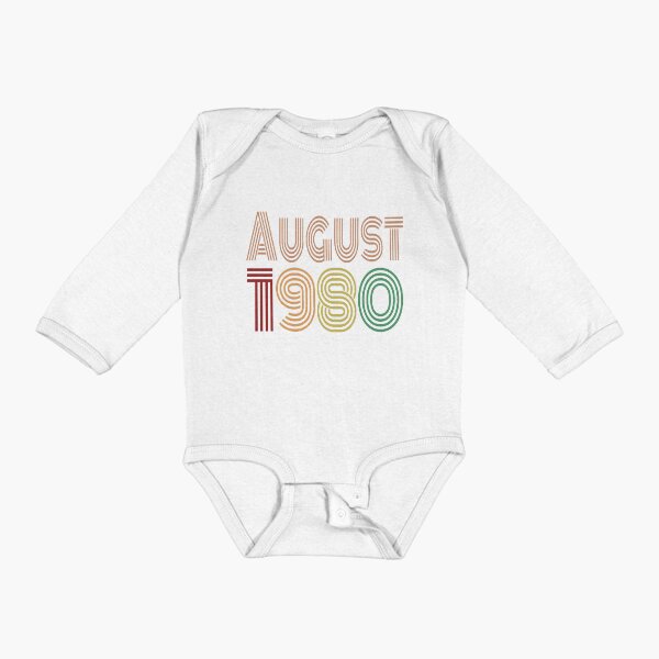 Item preview, Happy 40th Birthday, Happy forties Anniversary, born in August 1980 designed and sold by marosharaf.