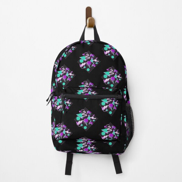 Item preview, 90's Purple and Turquoise Funky Bright Neon Pattern designed and sold by AlwaysGrowing.