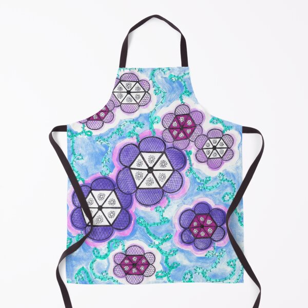 Item preview, Hexagonal Flowers designed and sold by The Rage Garden.