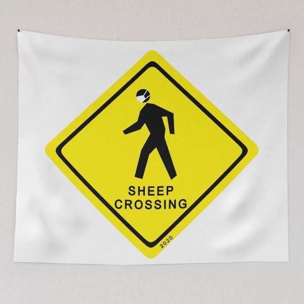 Item preview, Sheep Crossing designed and sold by TinFoilHatKids.