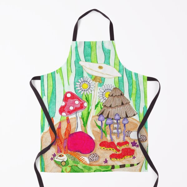 Item preview, Iguana and Mushrooms designed and sold by The Rage Garden.
