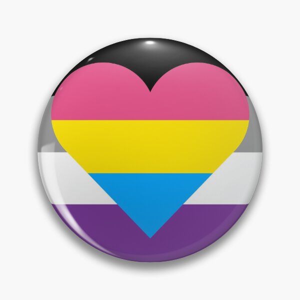 Item preview, Panromantic Asexual designed and sold by cronucon.