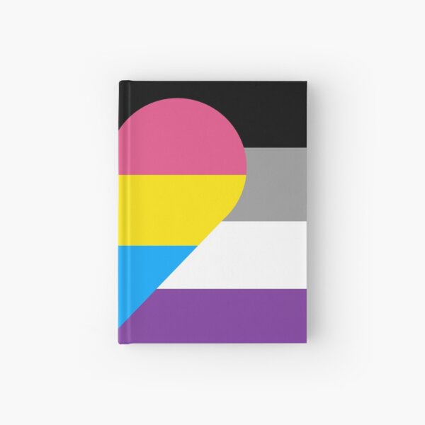 Panromantic Asexual Hardcover Journal