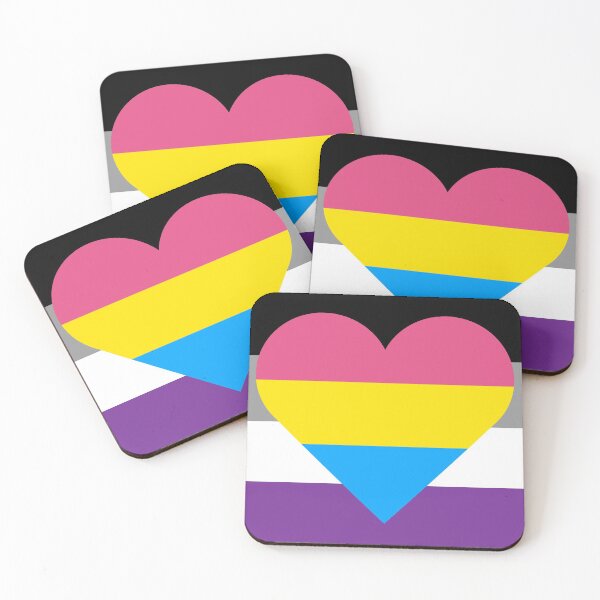 Item preview, Panromantic Asexual designed and sold by cronucon.