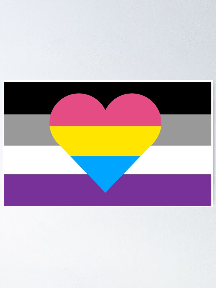 Panromantic Asexual Poster By Cronucon Redbubble