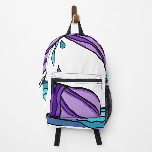 Item preview, MERMAID TAIL- Purple (White Background) designed and sold by Sustainably Wylde.