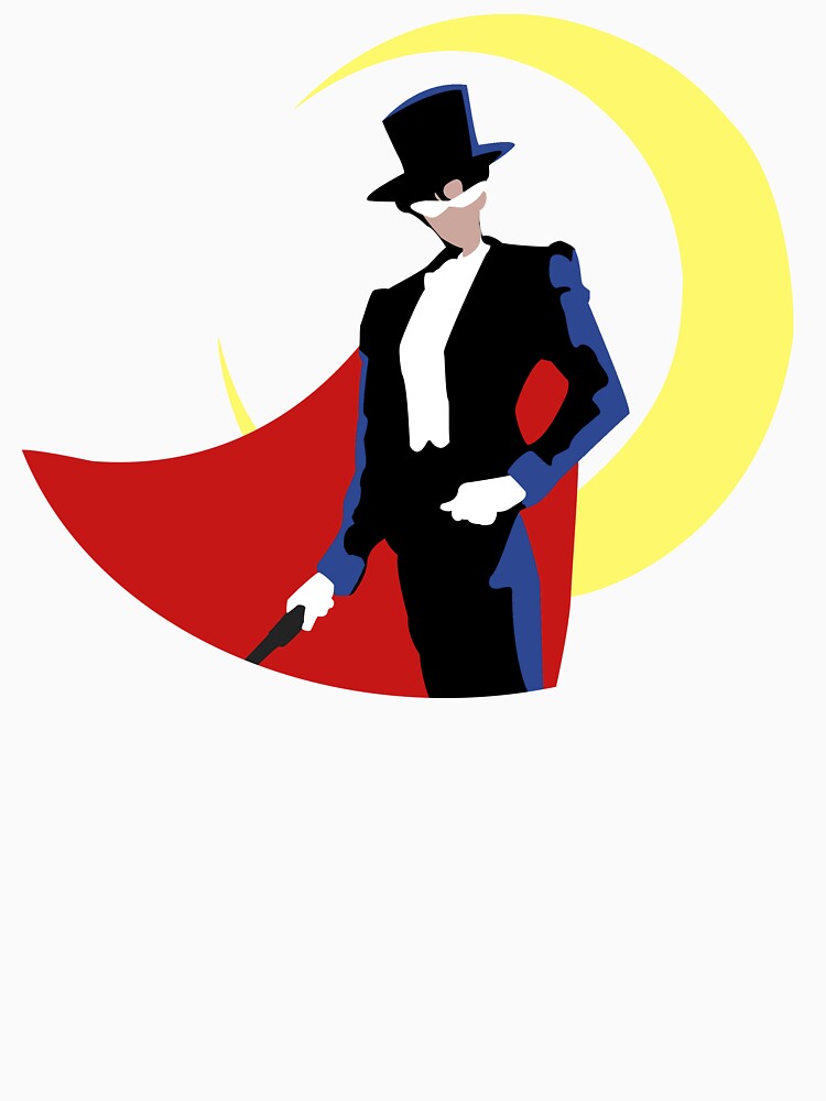 "Tuxedo Mask on White" T-shirt by Mramirez91 | Redbubble