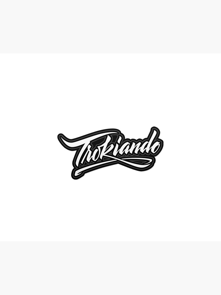 Plaid « Trokiando White Logo », par Teesigned | Redbubble