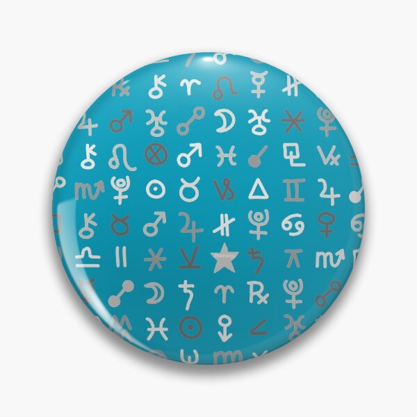 Item preview, Astrology Symbols and Signs Blue Pattern designed and sold by Starzology.