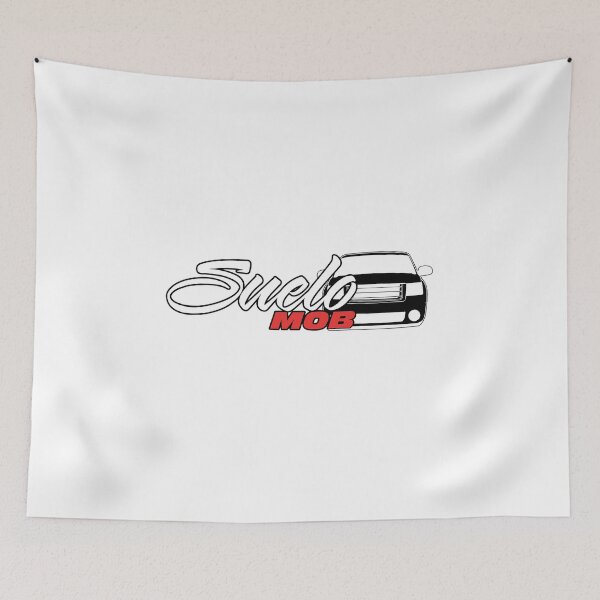 Item preview, Suelo Mob White & Red Logo designed and sold by Teesigned.