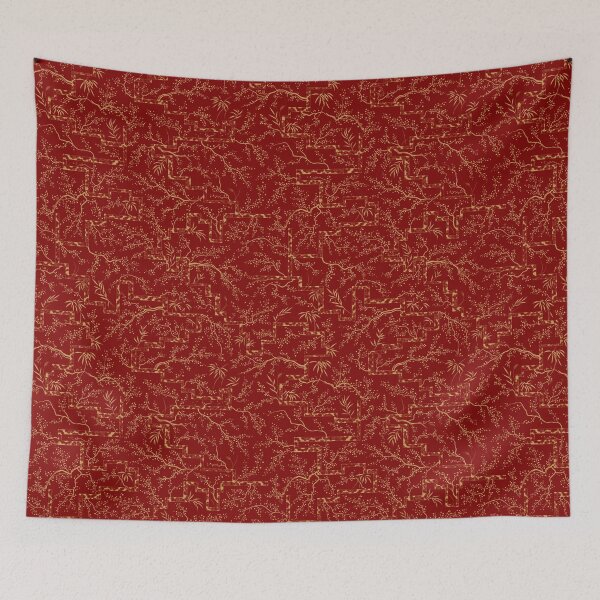 Item preview, Sakura bloom at golden red sunset designed and sold by runcatrun.