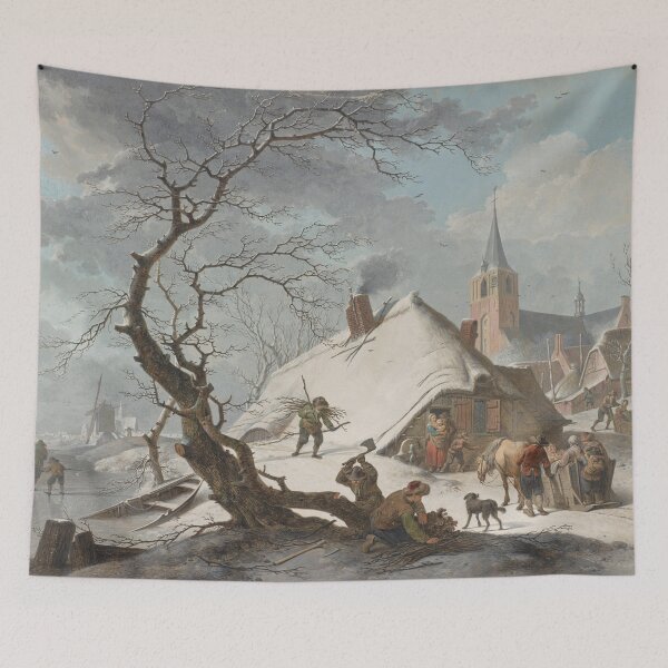 Item preview, A Winter Scene - Hendrik Meyer designed and sold by themasters.