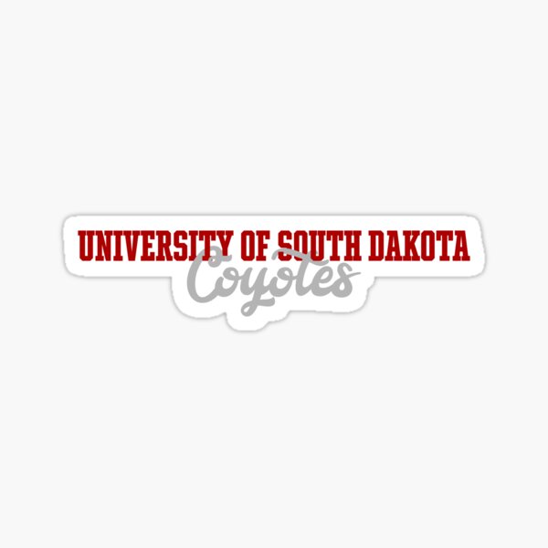 University Of South Dakota Coyotes Sticker For Sale By Wuflestadj Redbubble 5703