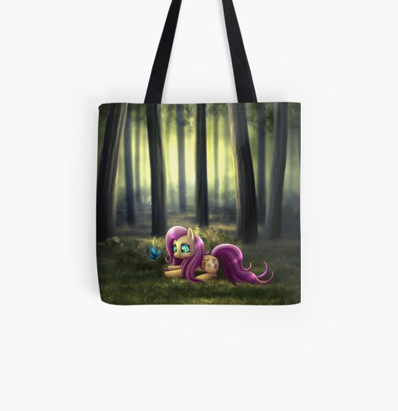 My Little Pony Fan Art - Fluttershy All Over Print Tote Bag