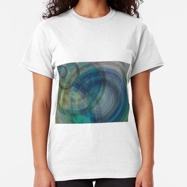 Echoes of Raindrops Conceptual Art Classic T-Shirt
