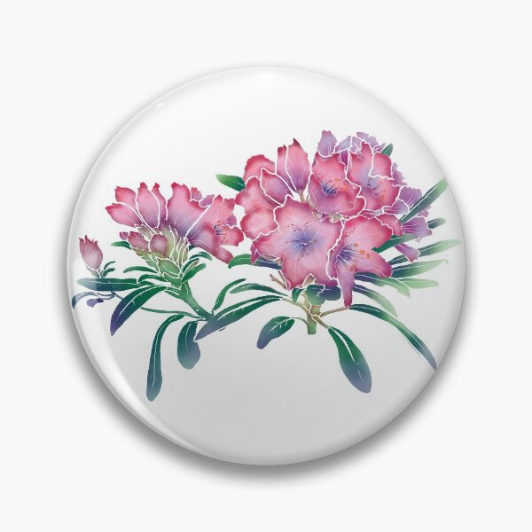 Item preview, Beautiful romantic blooming rhododendron branches designed and sold by AsyaTury.