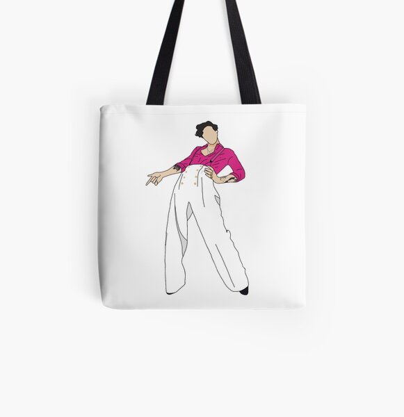 Lined Harry Fine Line All Over Print Tote Bag