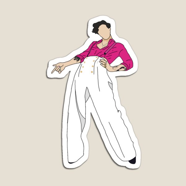 Lined Harry Fine Line Magnet